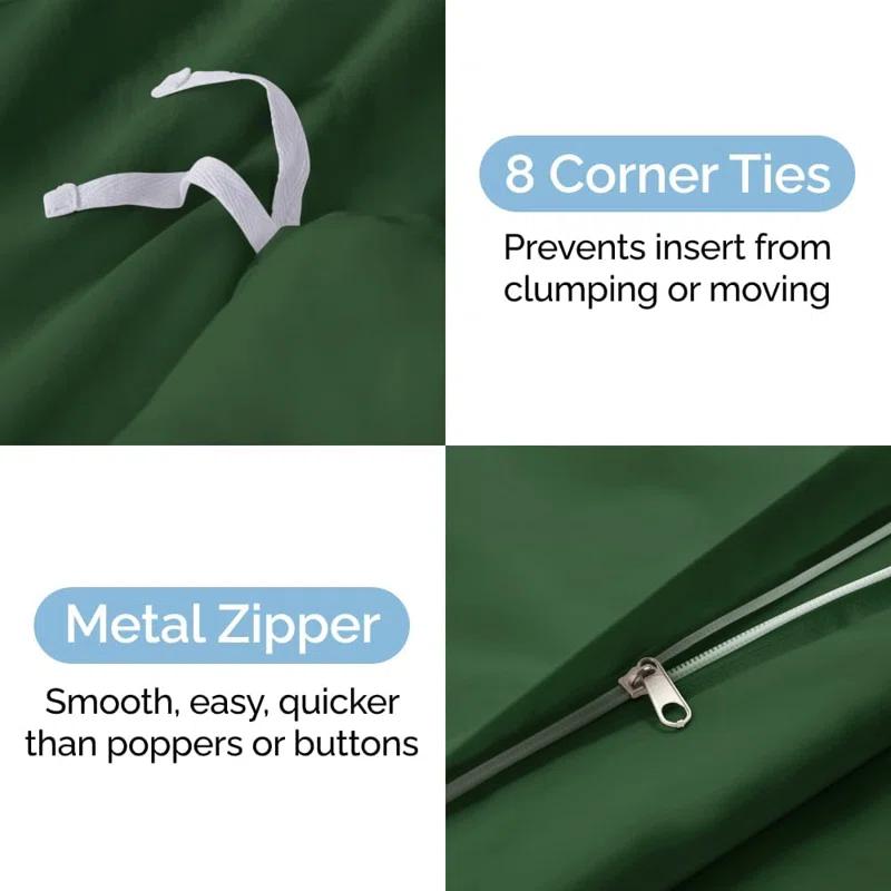 CGK Linens Premium Hotel Quality Soft & Cooling Duvet Cover Set