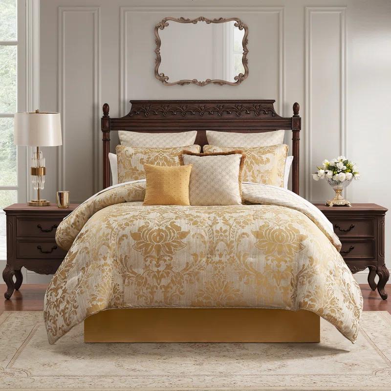 Tarmon Sateen Damask Comforter Set