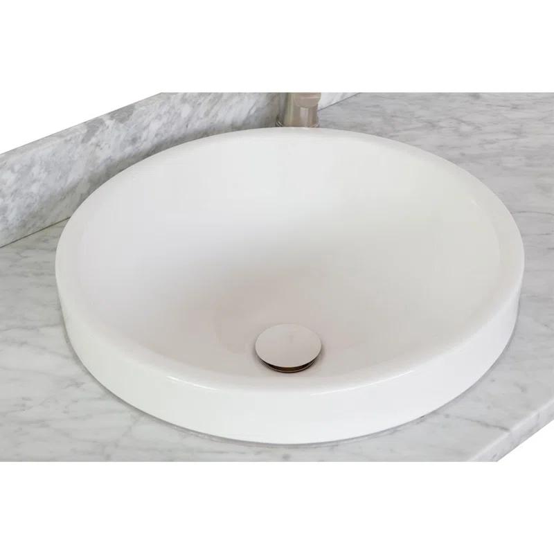 Bellaterra Home Tiara 31'' Single Bathroom Vanity Top with Sink