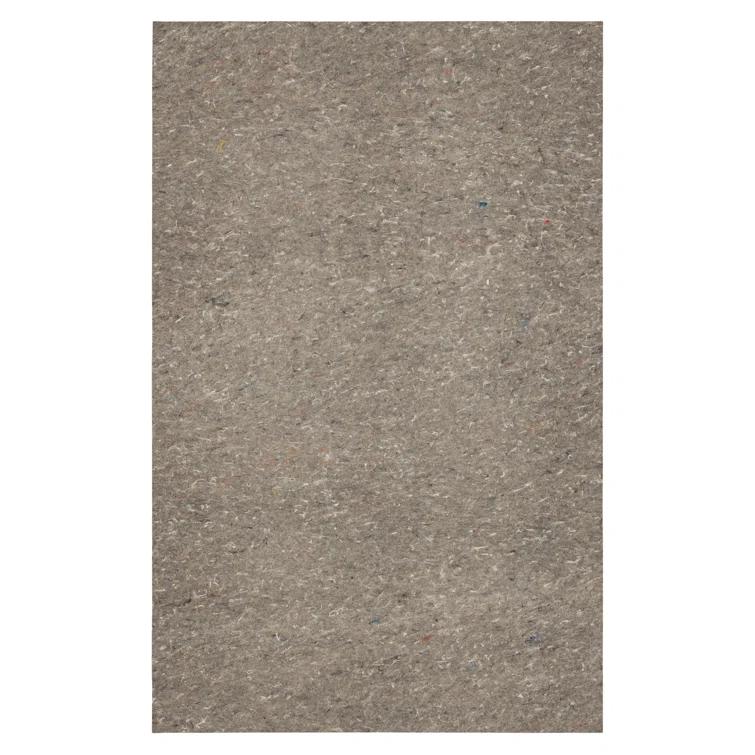 Karastan 2'x4' Scatter Reversible Pet Proof Rug Pad Gray: Skid-Resistant Rectangle Carpet Pad, Polyester, 24"x48"