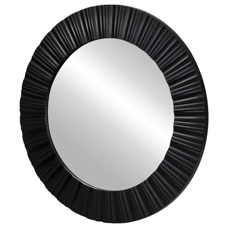Northlight Seasonal Elegant 20" Contemporary Fluted Round Mirror Wall Decor