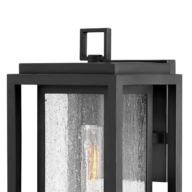 Hinkley Republic Seeded Glass Outdoor Wall Mount Lantern