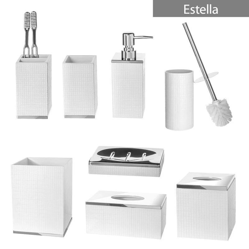Creative Scents Estella Free Standing Toilet Brush and Holder