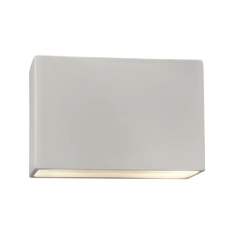 Justice Design CER-5645W-BIS Ambiance Collection - 1 Light Outdoor Wall Sconce Bisque  Choose Your Options