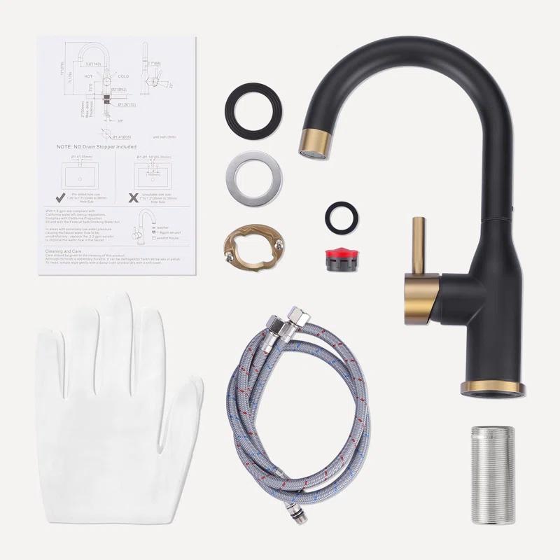 Single Hole Bathroom Faucet Single Handle Bar Faucet