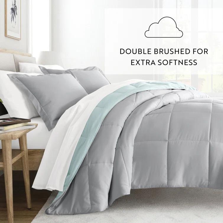 Becky Cameron Reversible Down-Alternative Comforter Bedding Set