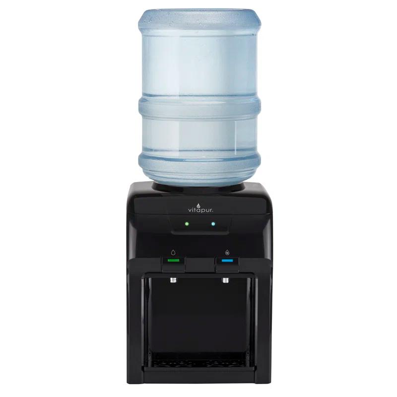 vitapur Vitapur Black Countertop Top Loading Electric Water Dispenser