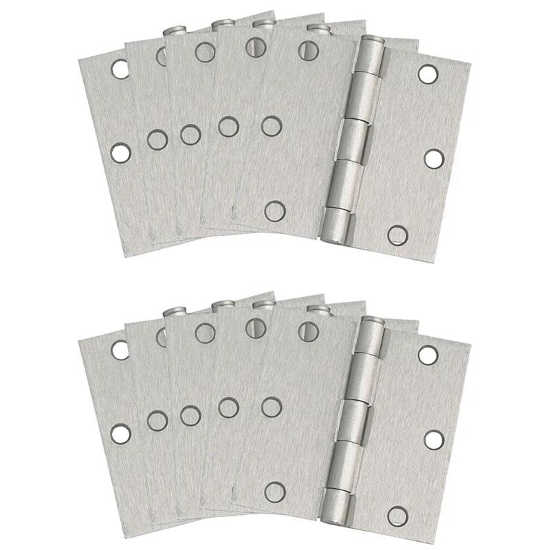 Design House 3-1/2 in. Butt Bearing 10 Door Hinges (Set of 10)