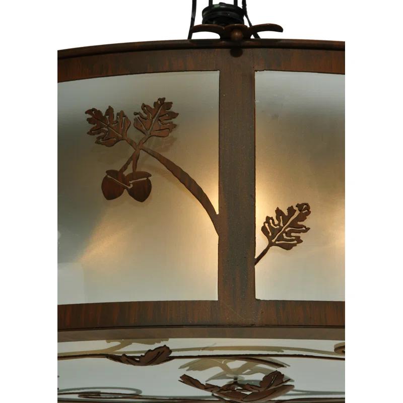 Meyda Lighting Glass Flush Mount