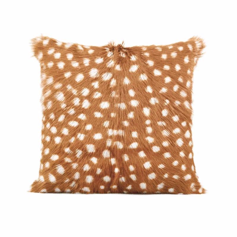 TOV Furniture Goatskin Pillow Cover & Insert