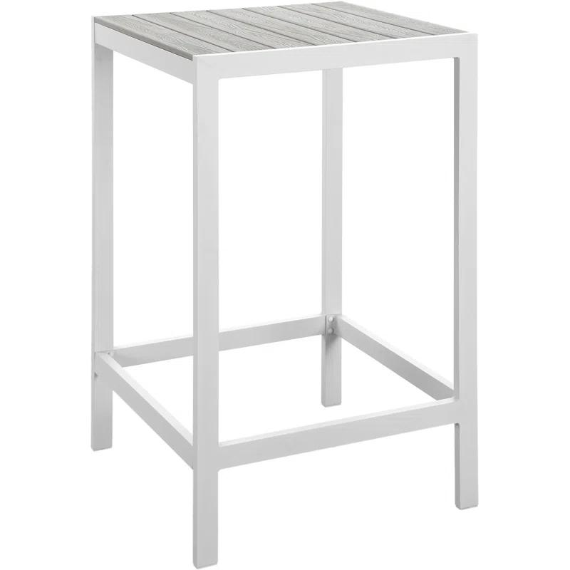 Modway Maine Aluminum Outdoor Patio Bar Table & Reviews | Wayfair