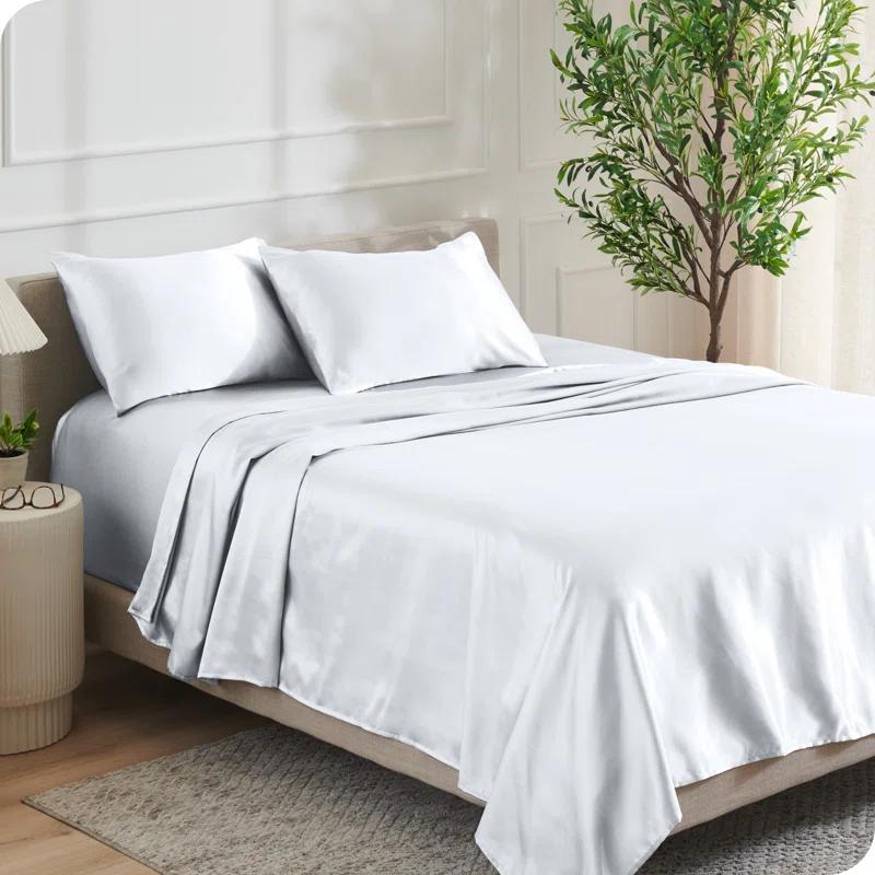 Bare Home Satin Sheet Set