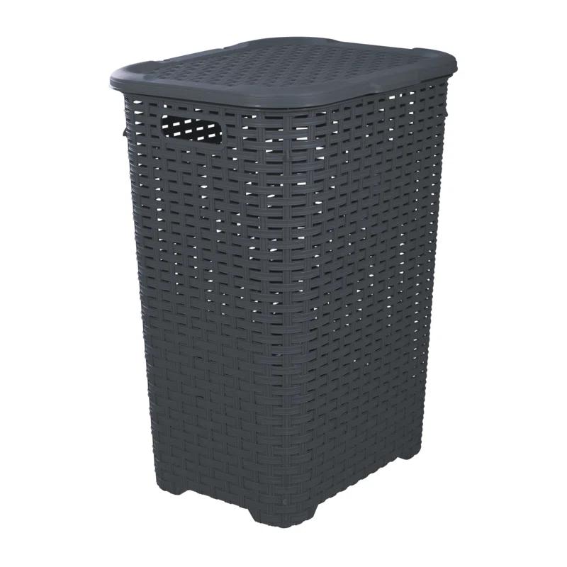 Rebrilliant Plastic Laundry Hamper with Handles