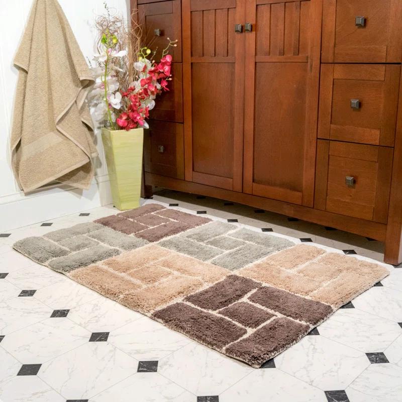 Chesapeake Merchandising Inc. Classic Color Cotton Blend Bath Rug