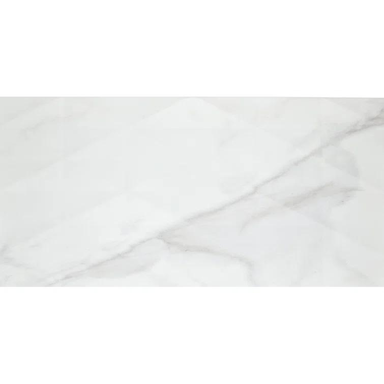 Daltile Perpetuo 12" x 24" Porcelain Marble Look Wall & Floor Tile
