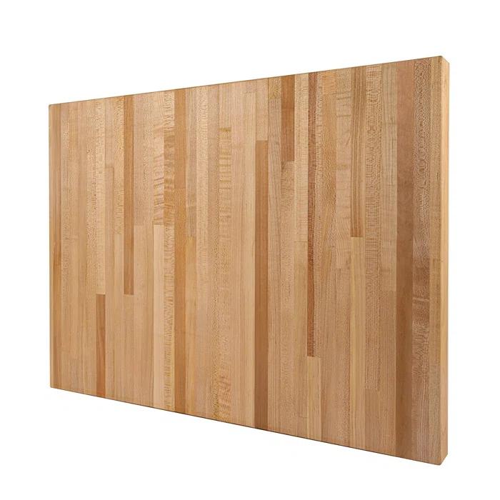 CONSDAN 25'' W Solid Wood Rectangular Square Edge Table Top