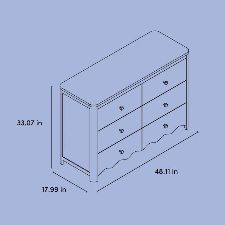 Casablanca 6 Drawer Dresser