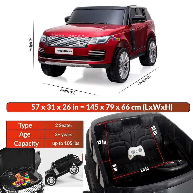 Fashionwu Fashionwu 24 Volt 2 Seater All-Terrain Vehicles Battery Powered Ride On