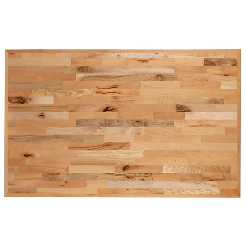 Flash Furniture Mayfair Rectangle Butcher Block Style Table Top - Restaurant Table Top