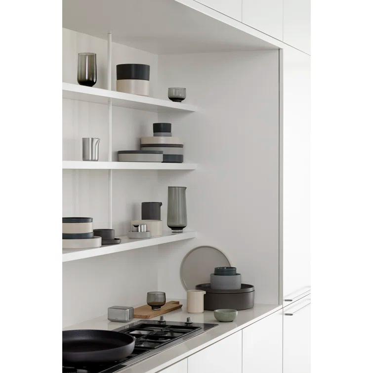 11 in. PILAR Dinner Plate  Grey - Set of 4
