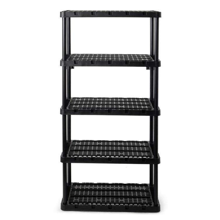 Gracious Living Storage 36'' W Plastic Shelving Unit