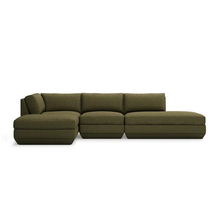 Gus* Modern Podium Modular 4 PC Sectional