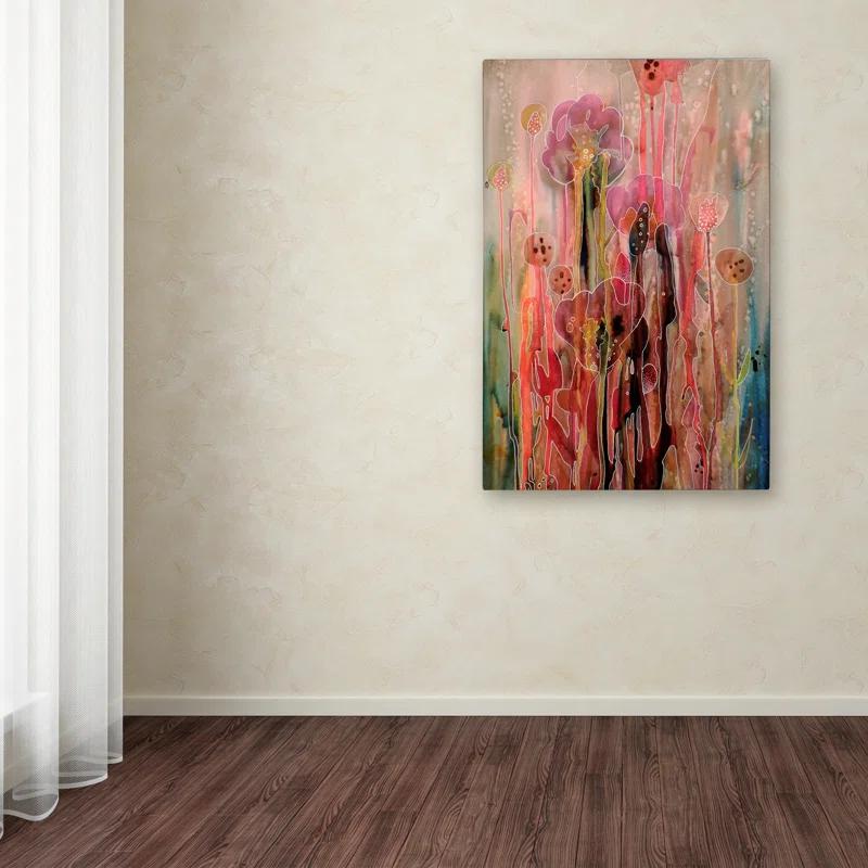 Trademark Fine Art Sylvie Demers " Chercher La Lumiere " by Sylvie Demers Painting Print