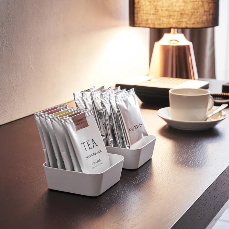 Yamazaki Home Space Saving Vanity Tray, Square, Steel, Small