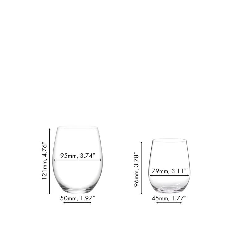 RIEDEL RIEDEL The O Wine Tumbler Cabernet/Viognier Wine Glass (Pay 6 Get 8) (Set of 8)