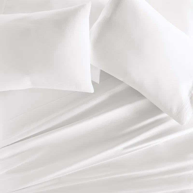 Sateen Long-Staple Cotton Deep Pocket Sheet Set
