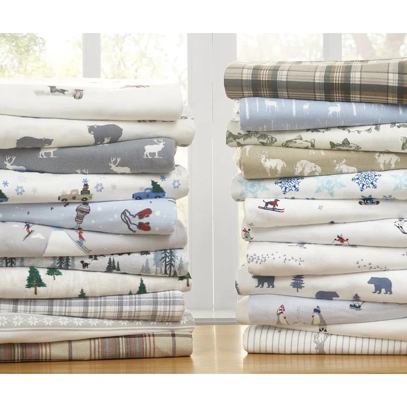 Eddie Bauer Cozy Cotton Flannel Sheet Sets