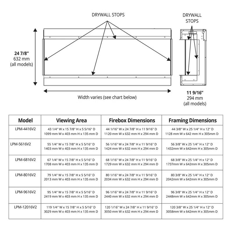 Modern Flames Electric Fireplace