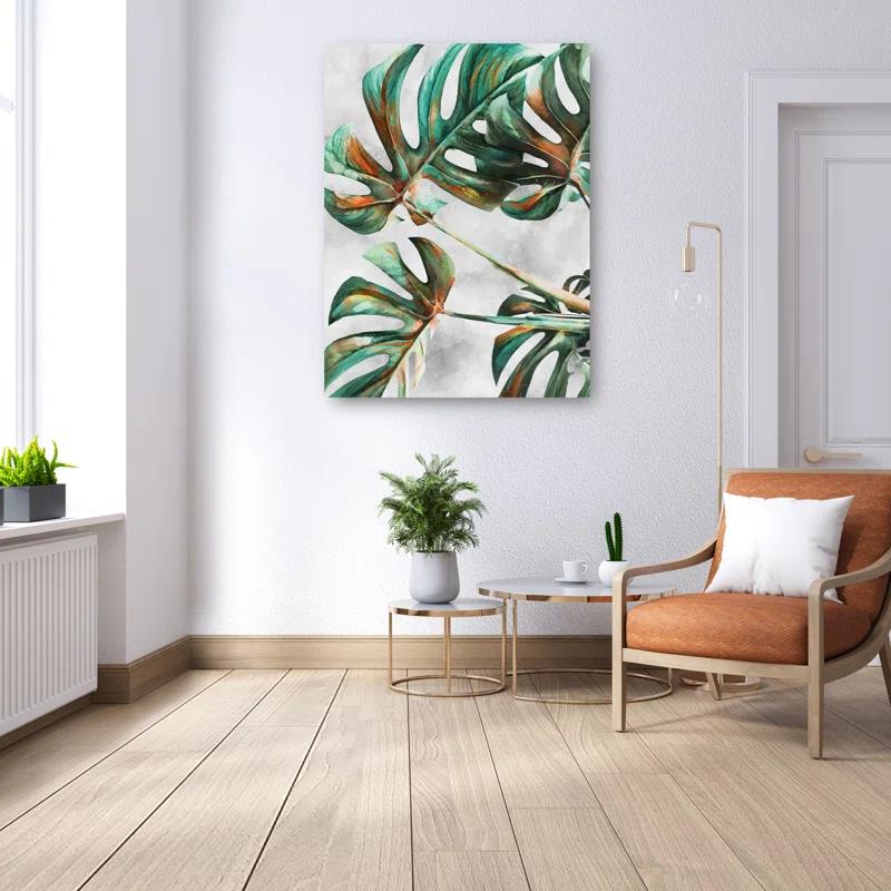 Bay Isle Home™ Monstera by Studio Arts Canvas Art Print