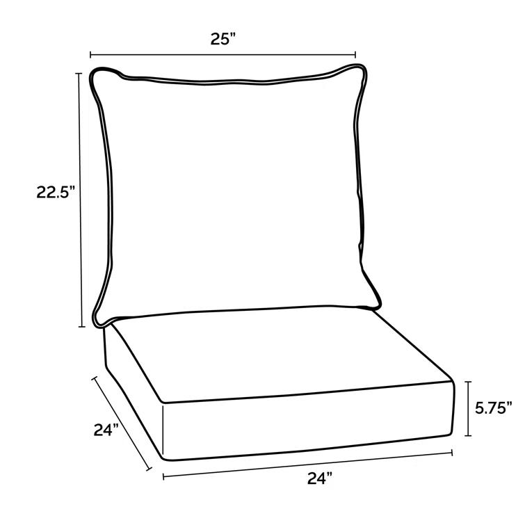 ARDEN Outdoor Lounge Chair Cushion