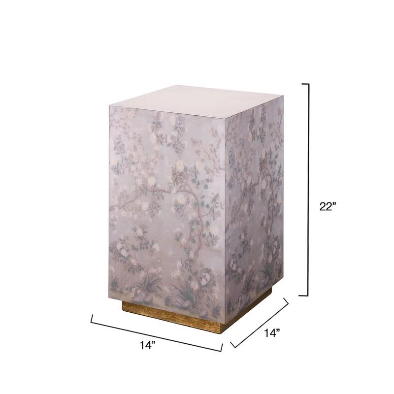 Jamie Young Company Garland Floral Accent Side Table, Lavender