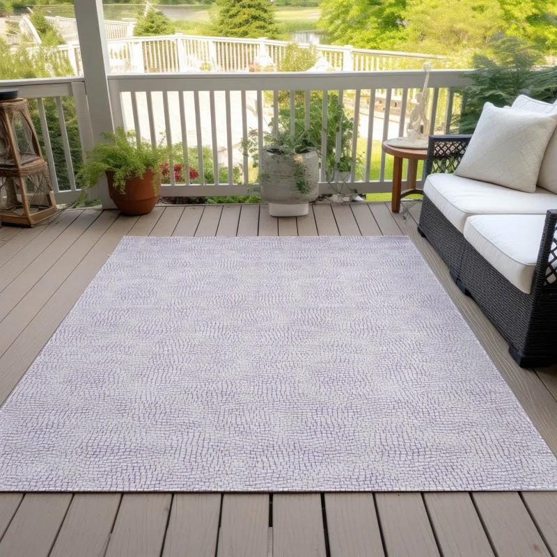 Machine Washable Indoor/Outdoor Chayden ACN1058 Lavender Rug