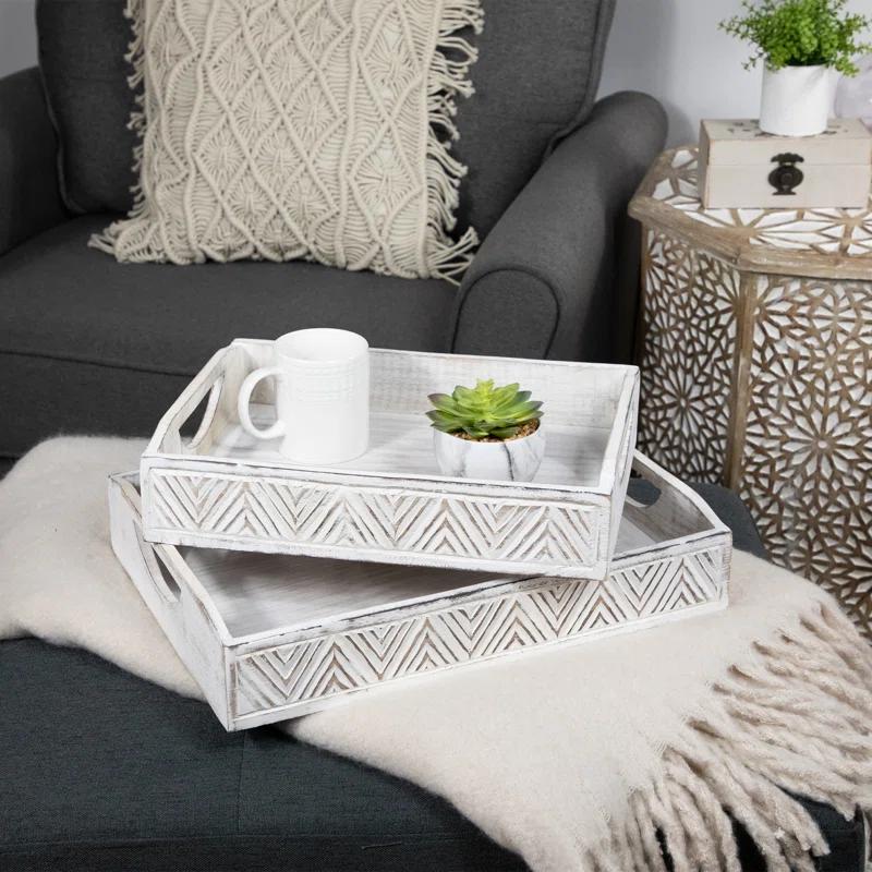 Northlight Seasonal Tray - Set of 2
