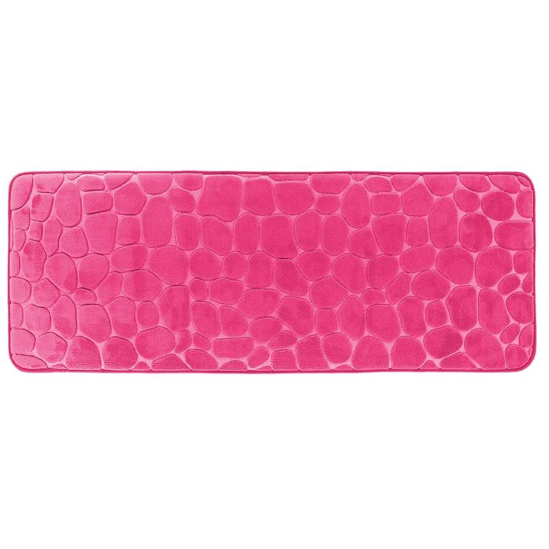 Evideco Pebble Runner Mat - Memory Foam - 48"L x 18"W for Kitchen, Bathroom and more