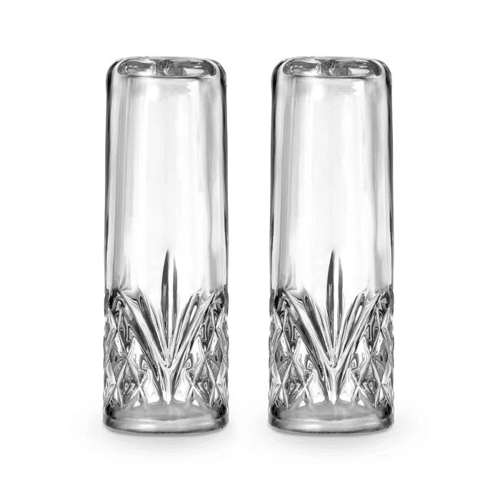 Godinger Silver Art Co Dublin Crystal Salt & Pepper Shaker Set (Set of 2)