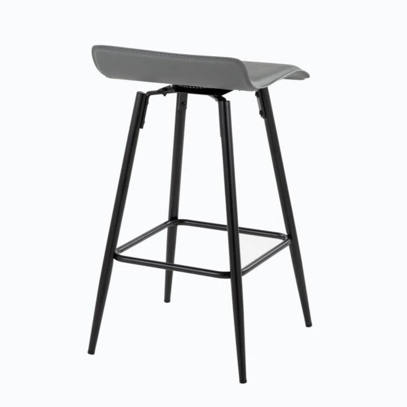 Wenty Upholstered Counter Stool with Metal Frame (Set of 2)