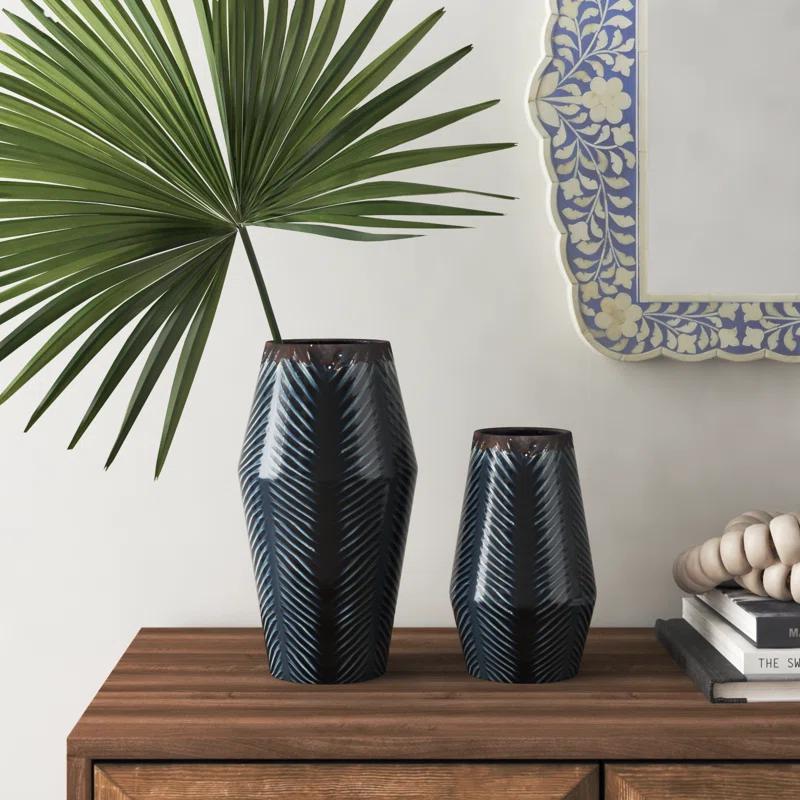Mistana™ 2 Piece Duren Ceramic Table Vase Set