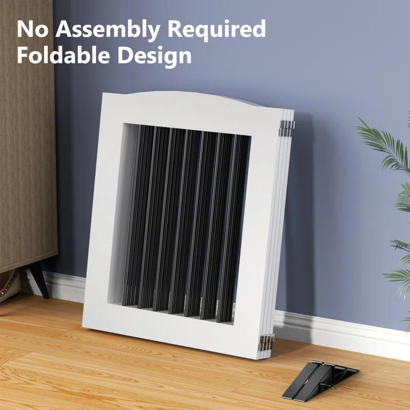 Archie & Oscar™ Freestanding Dog Gates, Foldable Dog Fence Indoor For Stairs, Doorways