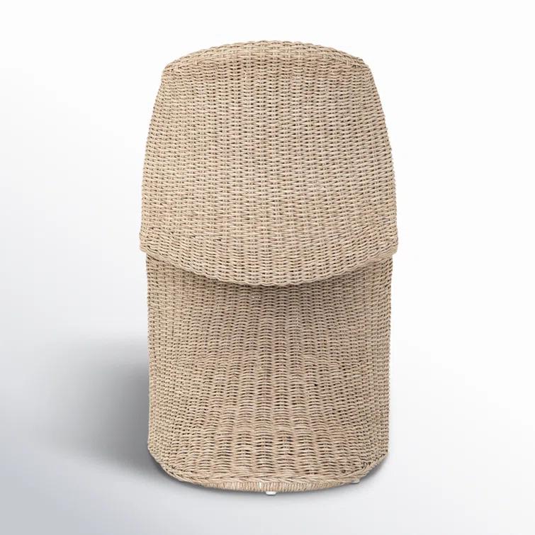 Joss & Main Daughtery Wicker Outdoor Dining Side Chair