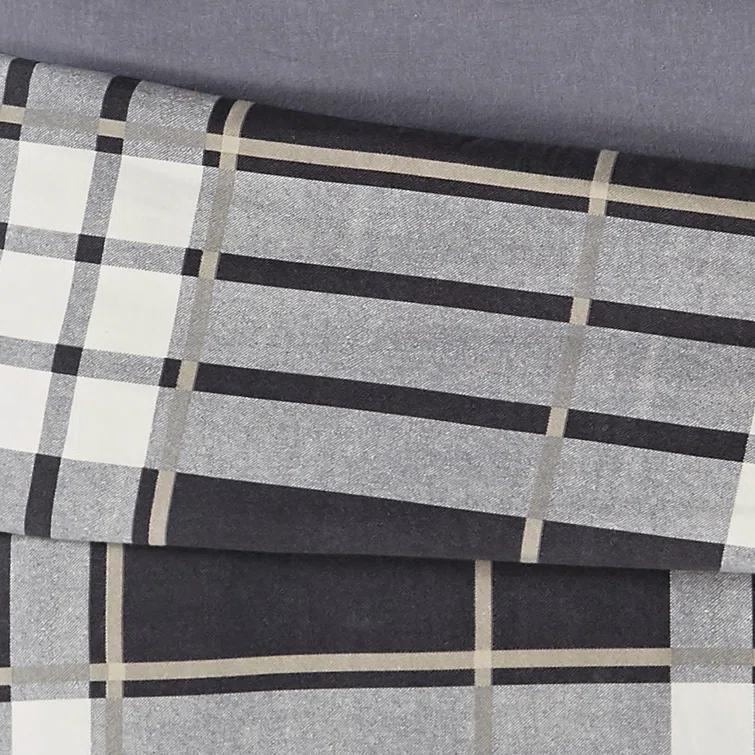 Truly Soft Milo Plaid Flannel Flannel Plaid Duvet Cover Set