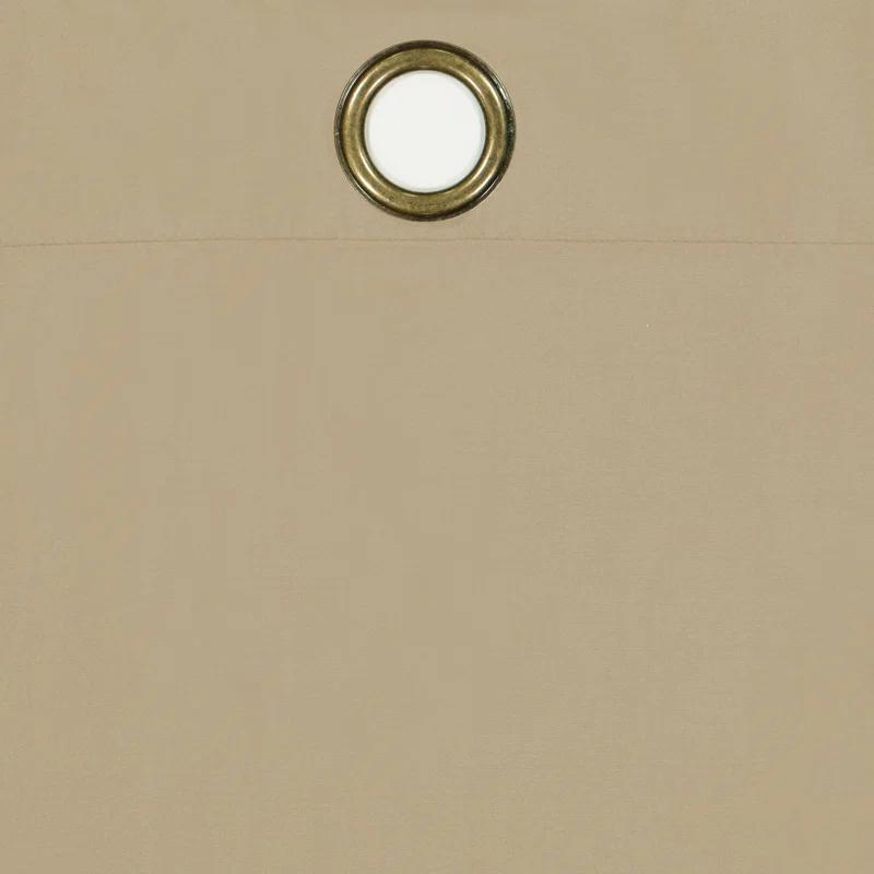Eclipse Microfiber Blackout Grommet Curtains, Solid Thermaback Window Curtains