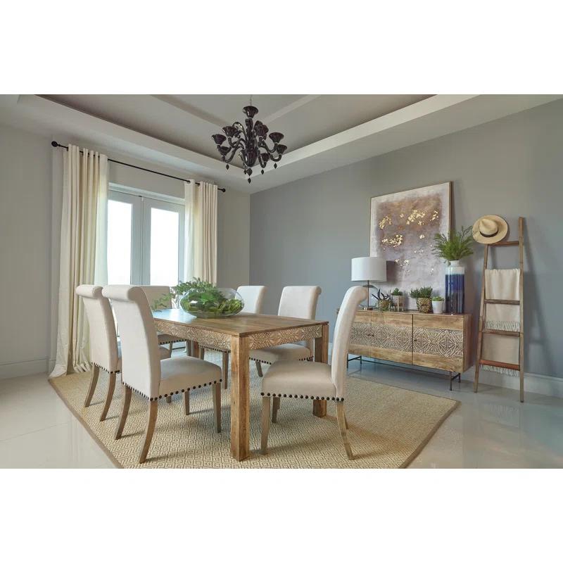 Andrew Home Studio Sharda 19.5'' H Upholstered Dining Chair (Set of 2)