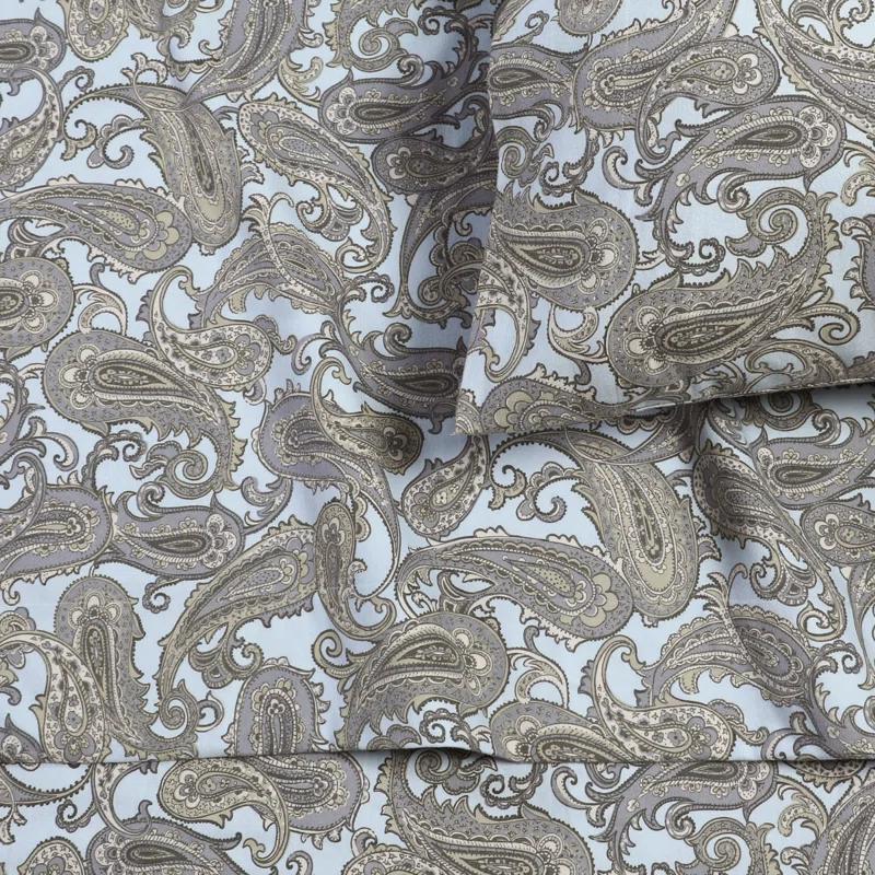 Tribeca Living Flannel Paisley Sheet Set