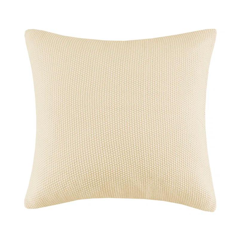 INK+IVY Tino Knit Square Euro Pillow Sham