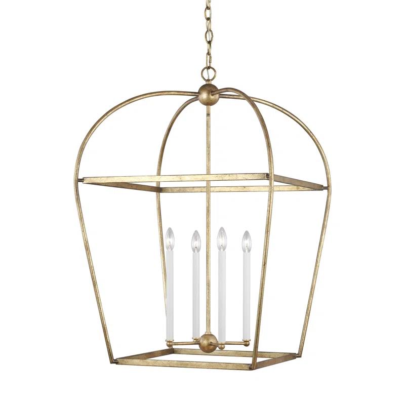 Andy 4 - Light Dimmable Lantern Geometric Chandelier