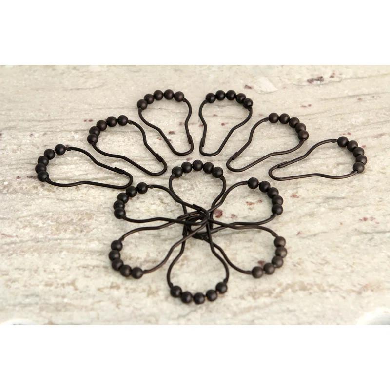 Kingston Brass Kingston Brass Edenscape Roller Ball Shower Curtain Rings (12 Pieces/Set) (Set of 12)